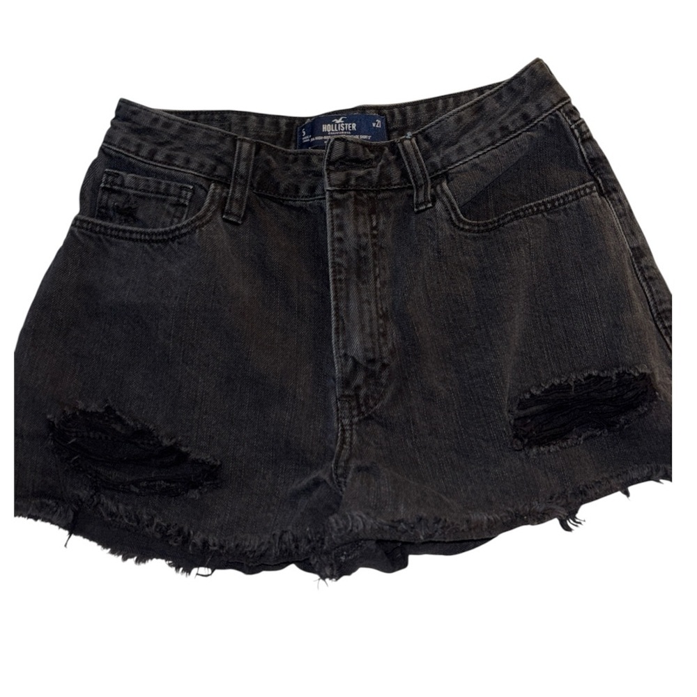 Hollister Black Jean Shorts